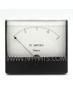 0-2 Simpson DC Amperes Meter (NOS)