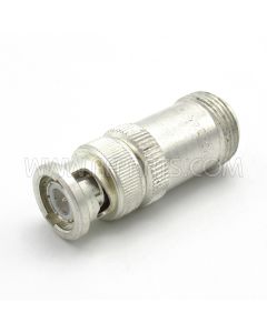 031-217 Amphenol (UG349A/U) N-Type Jack to BNC Plug Between Series Adapter (Pull)