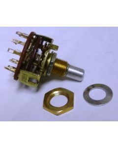 10YX025  Rotary Switch, 2 pole, 5 position