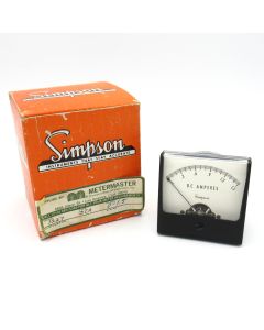 Model 1227 Simpson 0-1.5 DC Amperes Meter (Pull)