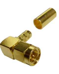 132194 Amphenol Right Angle SMA Male Crimp Connector for Cable Group C1