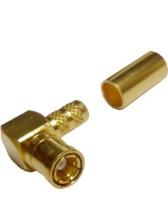 142206 Amphenol Right Angle SMB Male Crimp Connector for Cable Group C