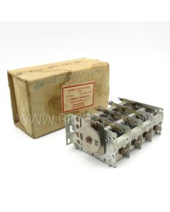 14A161 Wells-Gardner 4 Section Tuning Capacitor 12-250pf 1Kv (NOS / NIB)