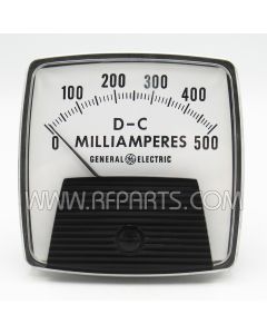 162 General Electric 0-500 DC Milliamperes Panel Meter (NOS)