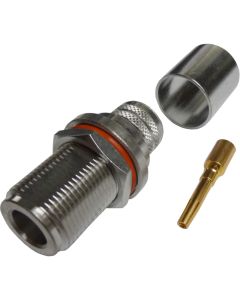 172264 Amphenol Type-N Female Bulkhead Crimp Connector for Cable Group L2