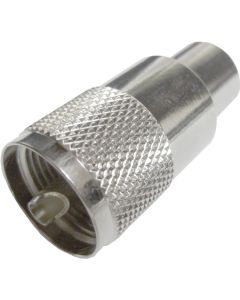 83-1SP-15RFX Amphenol UHF Male Connector (PL259), Cable Group E, F, I