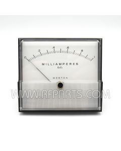 2041 Weston Milliamperes D.C. Meter (NOS)