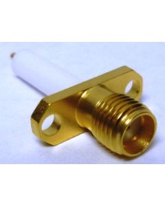 2052-1352-00 SMA Female Chassis Connector, 2 hole Flange w/PTFE Ext., M/A-COM
