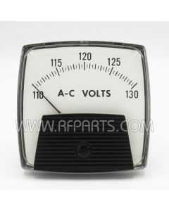 254337PNPN Yokogawa 110-130 AC Volt Big Look Panel Meter (NOS)