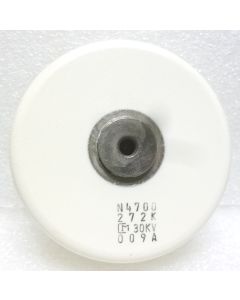 272K Doorknob Capacitor, 2700pf 30kv. Mfg: Murata