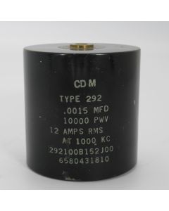 292100B152J00 Transmitting Mica Capacitor, CDE