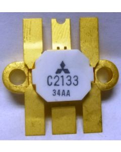 2SC2133 Mitsubishi NPN Epitaxial Planar Transistor 30W 28V 220 MHz (NOS)