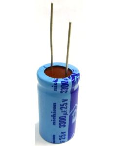 3300-25RN Electrolytic Capacitor, 3300uf 25v Radial lead, Nichicon