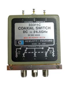 33311C Coax Switch, DC to 26.5 GHz, SMA, Hewlett Packard