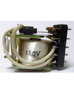 3PDT10A110V Relay, Open Frame, 3PDT, 10 amp, 110 vdc coil