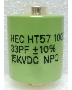 570033-15 Doorknob Capacitor, 33pf 15kv,  High Energy
