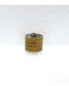 580240-2.5 Doorknob Capacitor 240pf 2.5kv High Energy (Pull)