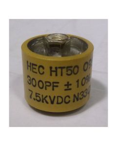 580300-7 Doorknob Capacitor, 300pf 7.5kv 10%