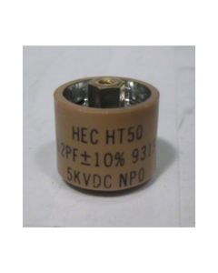 580062-5 Doorknob Capacitor 62pf 5kv HT50V620KA (NOS)