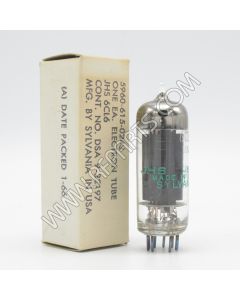 6CL6 Sylvania, GE, RCA Power Amplifier Pentode (NOS/NIB)