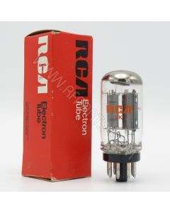 6SN7GTB RCA Medium-Mu Twin Triode with Coin Base and Getter on Top (NOS)
