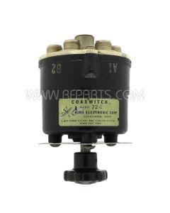 72-2 Bird Coaxial Switch 2 Position 2 Circuit 50 ohm Type-N Female Connectors DC-10 GHz (Pull)
