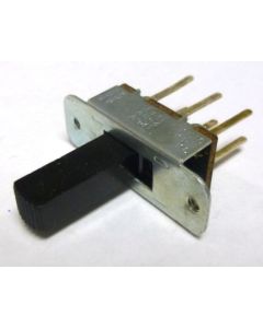 7C017 - 2 Position, DPDT,  Slide Switch with long shaft