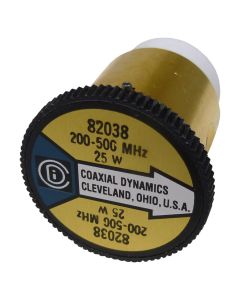 CD82038 Coaxial Dynamics Wattmeter Element 200-500 mhz 25 watt (Pull)