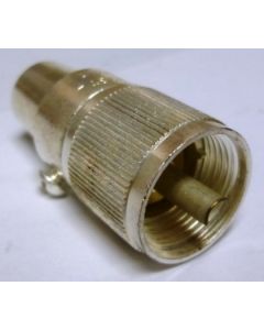 NT49195-CANS  UHF Male Solder/Clamp Connector (PL259A), CANS