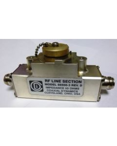 88500-3 Coaxial Dynamics Line Section w/Type-N Female Connectors (Pull)