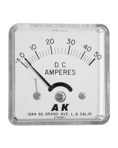 DCAM50 Panel meter, Panel meter, DC Amperes, 50 amps