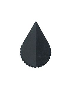 KNOB1K Tuning knob black .71 x .61, Arrow pointer