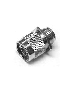 NM-002 Type-N Male Bulkhead Connector, Back mount with gasket, 