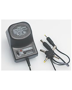 34021 Universal AC Adapter 1.5-12v 300ma max Selectable Polarity 6 plugs PH-62098