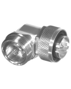 RFD-1652-2 RF Industries Right Angle 7/16 DIN Male to Female IN Series Adapter 