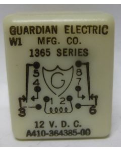 A410-364385-00 Guardian Relay 1365 Series 12vdc