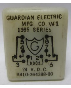 A410-364388-00  Relay, 1365 Series, 24vdc, Guardian