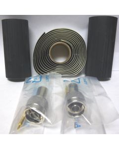 1-AMP5875-29N-F  Type-N Male Crimp Connector kit (RG214), 2 connectors w/ Heat Shrink & Coax Seal, RF Parts