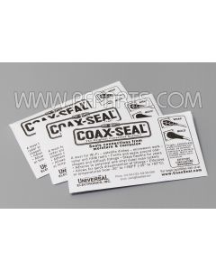 CS101 Coax Seal - 500 1/2 inch x 10 inch Strips