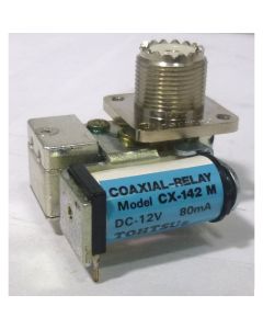 CX142M Coax Relay, SPDT, 12v, UHF Female, Tohtsu