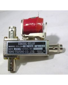 CX230-24 Coaxial relay, SPDT, Female BNC (3-bnc), 24 volt, Tohtsu