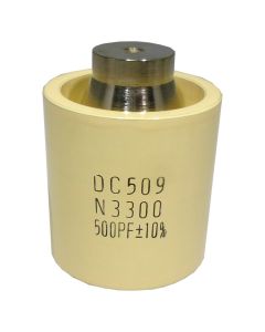 DC509-501k  Doorknob Capacitor, 500pf 15kvdc,  Murata