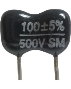 DM15-100 - 100pf 500v Mica Capacitor (cut leads)