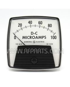 D0-91 General Electric 0-100 DC Microamps Panel Meter (Pull)