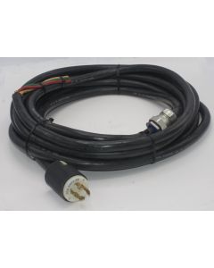 POWER CORD, Removed from  Henry 3000D Amplifier 8/4-220  31 FOOT 8/4 Wire with Hubbell 231A connectors