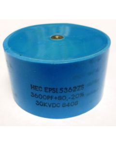 EPSL5362ZS Doorknob Capacitor, 3600pf 30kv, High Energy (HEC)
