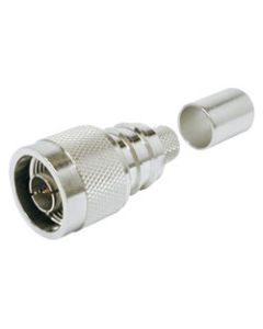 EZ-400-NMH-75 Times Microwave Type-N Male Crimp Connector for Cable Group I-75 (NOS)