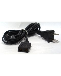 FPC68FT Fan power cord w/6 ft ac plug, straight plug