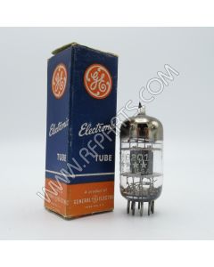 6201 General Electric 5 Star Tube, High Frequency Twin Triode, 6201 / 12AT7 (NOS)