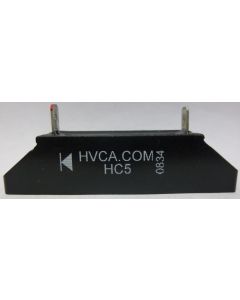 HC5 HIGH VOLTAGE RECTIFIER BLOCK WITH MOUNTING SLOTS, 1 amp, 5kv-piv
